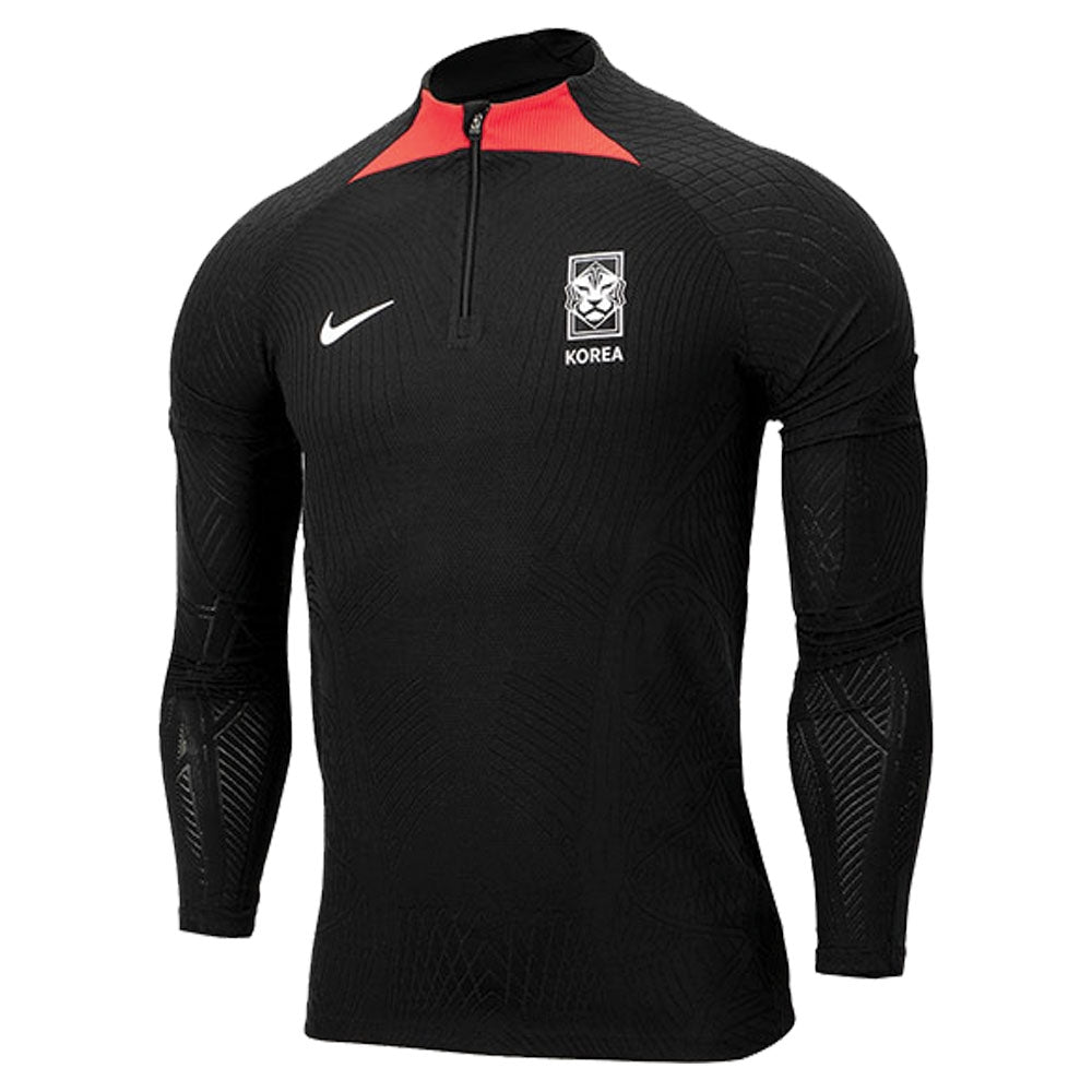 nike dry strike drill top black