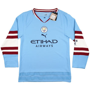 2022-2023 Man City Oversize Winter Jersey_0