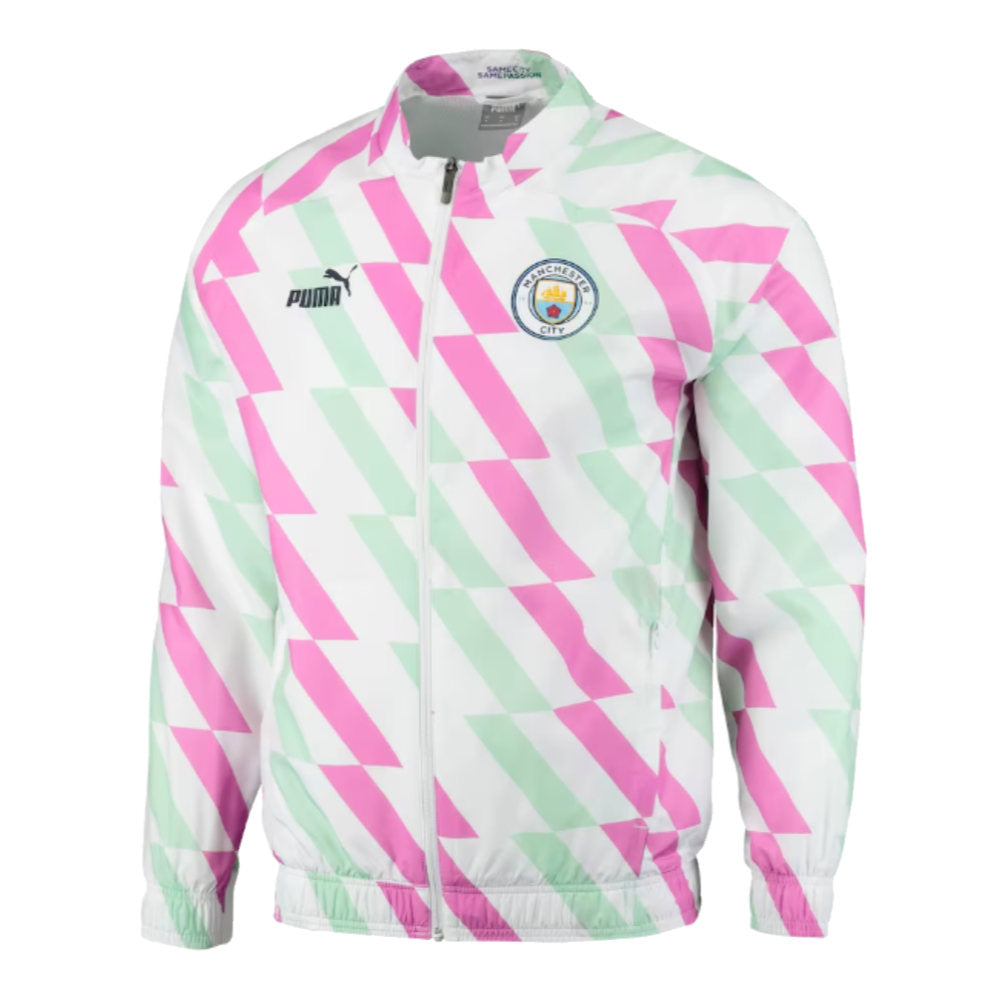 2022-2023 Man City Pre-Match Jacket (White)_0