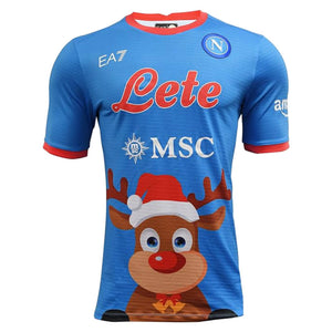 Napoli 2022-23 Special Edition Christmas Shirt (M) (Excellent)_0