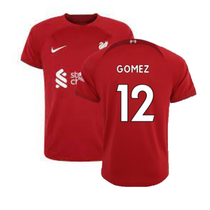 Liverpool 2022-23 Home Shirt (M) (GOMEZ 12) (BNWT)_0